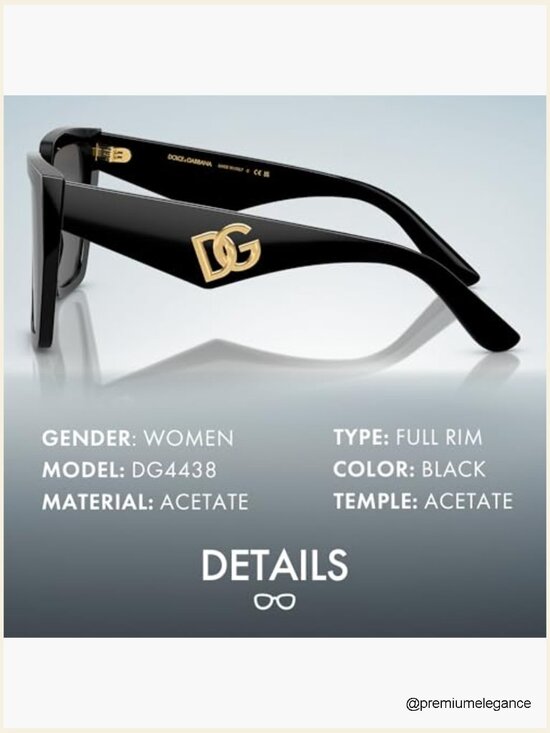 Square Crossed Logo Sunglasses with Luxury Eyewear Kit main image 4
